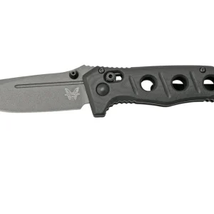 Benchmade 273GY-1 Sibert Mini Adamas Black G10, Tungsten Grey zakmes, Shane Sibert design Weekendaanbieding