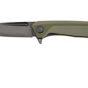 Aanbieding ANV Z200 PLUS-006, DLC Sleipner, Olive G10 zakmes