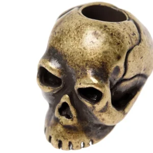 Dagaanbieding Schmuckatelli Classic Skull Bead Black Roman Brass Oxidized