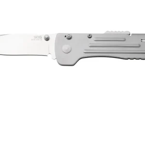SOG SlimJim 2.0 SJ41-CP Satin Blade, Bead Blasted Stainless Handle, assisted zakmes Bestseller