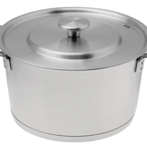 Uitverkoop Combekk S-S 151104 Recycled Stainless Steel, kookpan met deksel 20 cm, 3,1L