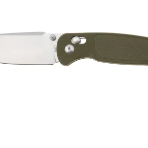 Hoge Kwaliteit CJRB Shale J1943-GN, Stonewashed AR-RPM9, Green G10, zakmes