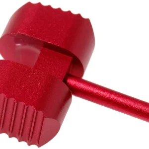 Alleen Vandaag Flytanium Spyderco Manix 2 Ball Cage Lock, red aluminum