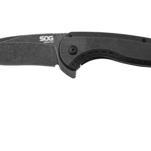 Laatste Versie SOG Aegis FLK 2.0 14-41-05-43, Black PVD 8Cr13MoV, Black Stainless Steel zakmes