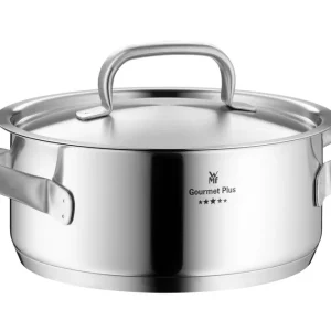 WMF Gourmet Plus 0722246030 lage kookpan 24 cm met deksel Voordeelprijs