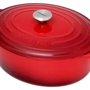 Speciale Aanbieding Le Creuset braadpan - cocotte ovaal 33cm, 7,5L rood