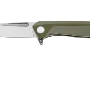 Premium ANV Z200 PLUS-005, Stonewashed Sleipner, Olive G10 zakmes