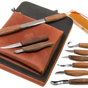 BeaverCraft Deluxe Large Wood Carving Tool Set S50X, houtsnijset Finale Uitverkoop