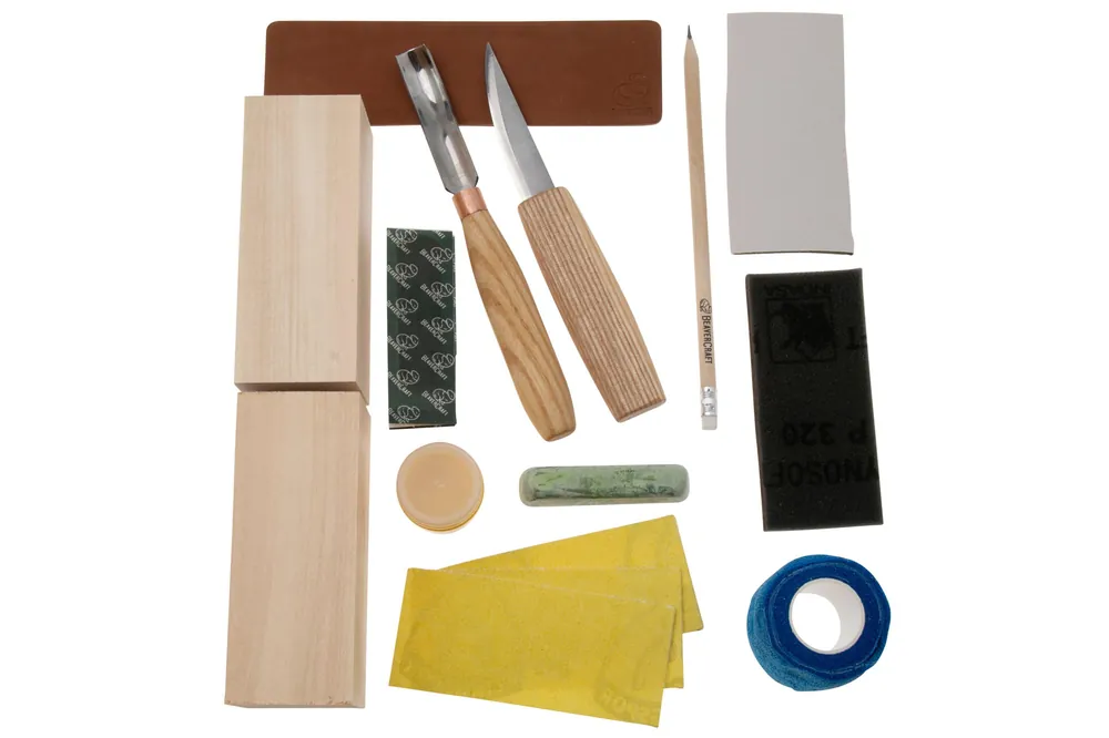 Beavercraft DIY10 Wooden Clogs Wood Carving Kit, houtsnijset Beperkte Voorraad