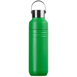 Beperkte Voorraad Le Creuset On The Go 41066284080001 dubbelwandige drinkfles, Bamboo, 0,5 L