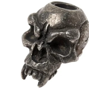 Flitsaanbieding Schmuckatelli Fang Skull Bead Black Oxidized