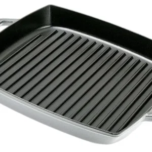 Betrouwbaar Staub grillpan 33cm vierkant, grijs
