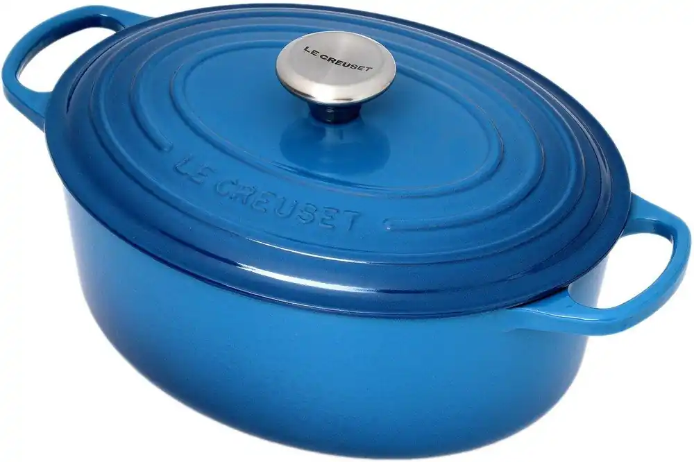 Nu Kopen Le Creuset braadpan - cocotte ovaal 29cm, 4,7L blauw