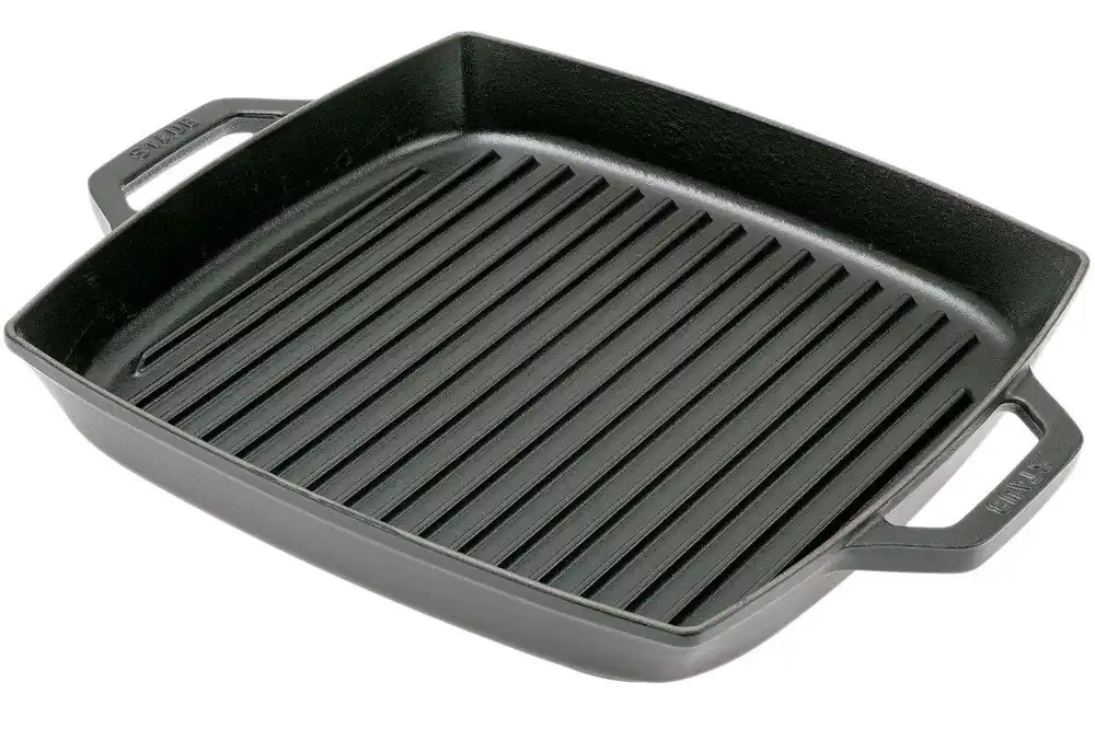 Betaalbaar Staub grillpan 33cm vierkant, zwart