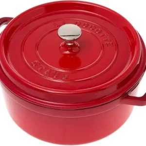 Gratis Retour Staub braadpan - cocotte 24cm, 3,8L, rood