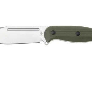 Actieprijs Kizer Ursa Major 1082A2, Satin AEB-L, Olive Green G10, vaststaand mes, Maksim Epifantsev design