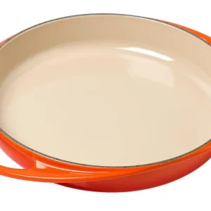 Speciale Aanbieding Le Creuset taartvorm/ tarte tatin, 28cm, oranje-rood