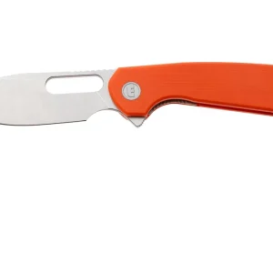 Hete Deal Eutektik Trinity TRI-PBW-L Blackwashed 14C28N, Purple G10, linkshandig zakmes