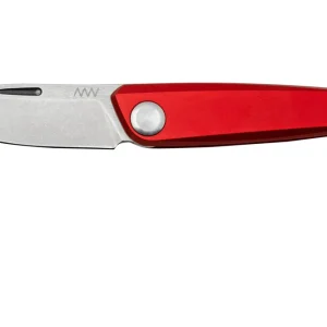Populair ANV Z050 Sleipner, Red Handle, Z050-002, Slipjoint zakmes