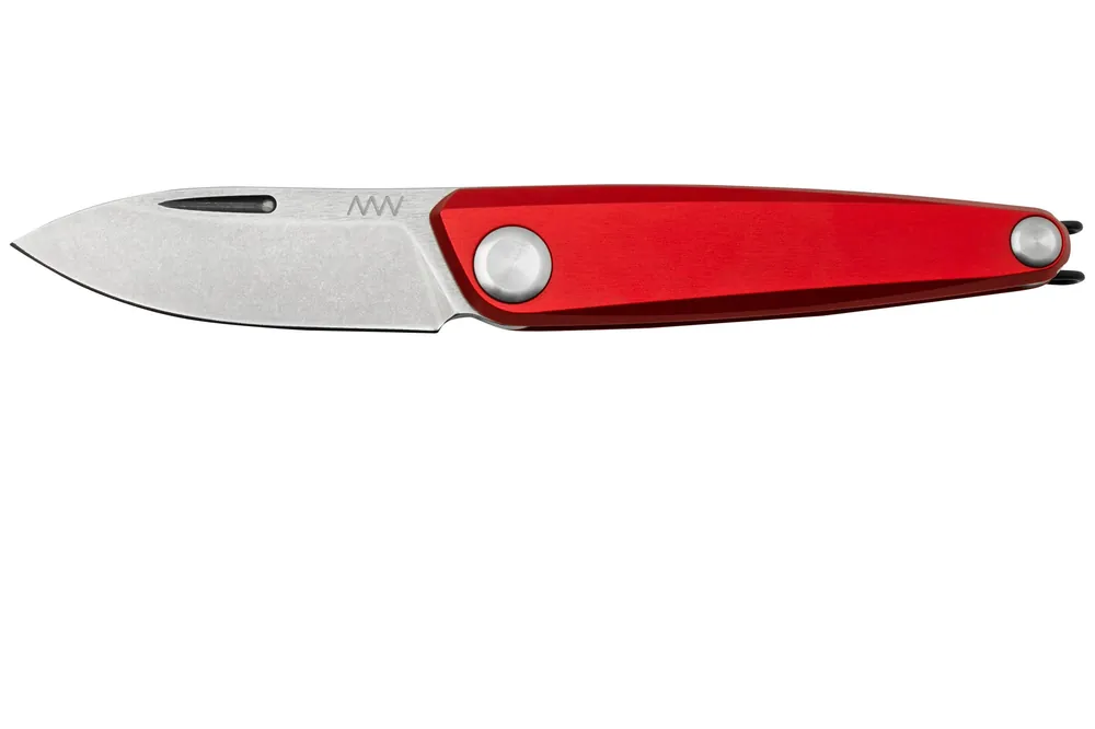 Populair ANV Z050 Sleipner, Red Handle, Z050-002, Slipjoint zakmes